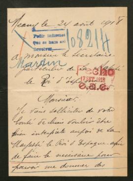 Expediente de Eugène Martin