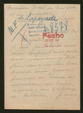 Expediente de Jean Robert de Lapoyade