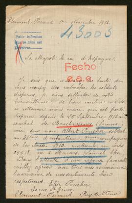 Expediente de Albert Foucher