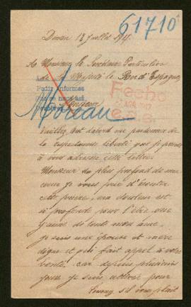 Expediente de Jean Alphonse Moreau