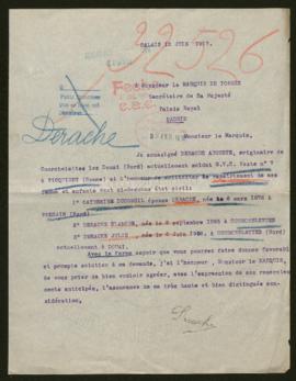 Expediente de Auguste Derache