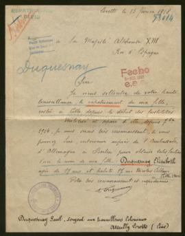 Expediente de Elisabeth Duquesnay