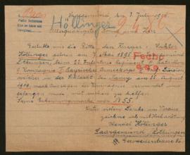 Expediente de Viktor Höllinger