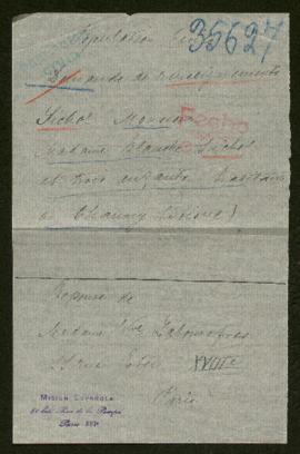 Expediente de la familia Sichol Blanche