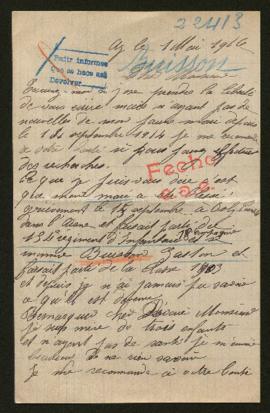 Expediente de Gaston Buisson