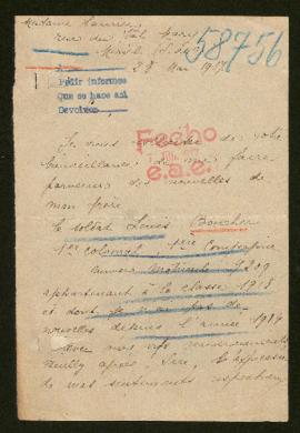 Expediente de Louis Boucher