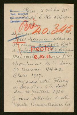 Expediente de Maurice Pérès