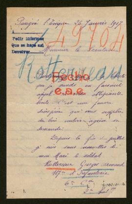 Expediente de Georges Armand Rottereau