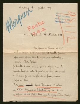 Expediente de Louis Morpan