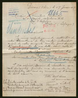 Expediente de Germaine Vandenbos