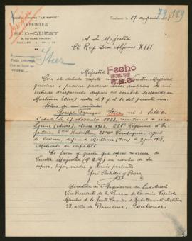 Expediente de Joseph François Itier