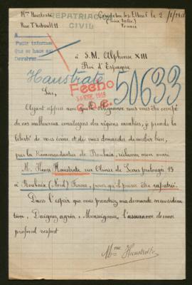 Expediente de Henri Haustrate