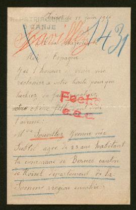 Expediente de Yvonne Souvillez-Subtil