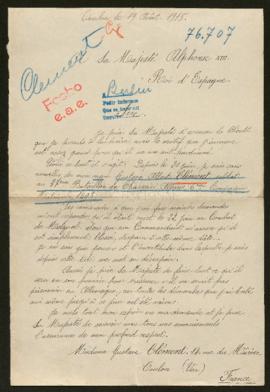 Expediente de Gustave Albert Clément