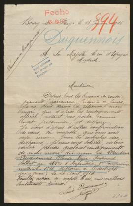Expediente de Ferdinand Claude Marie Duquennois