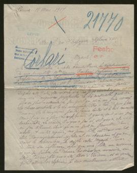 Expediente de Yvonne Corbari y Germaine Choulant