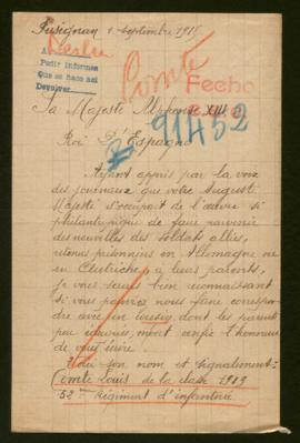 Expediente de Louis Marius Comte