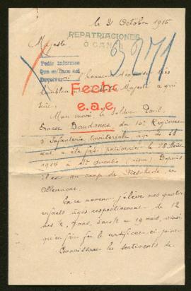 Expediente de Paul Ernest Daudanne