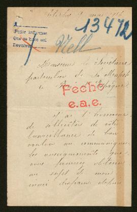 Expediente de Georges Nell