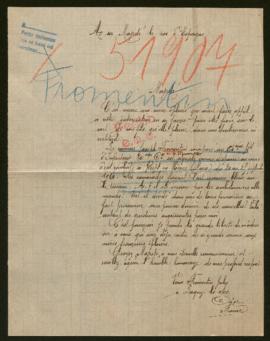 Expediente de Joseph Fromentin