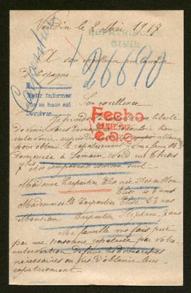 Expediente de la familia Carpentier Décaillon