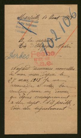 Expediente de Albin Joseph Marcellin Derbes
