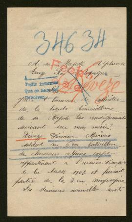 Expediente de Firmin Marius Déveze