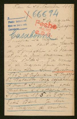 Expediente de Louis Casabonne