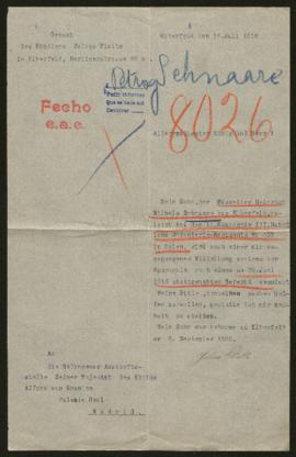 Expediente de Wilhelm Schnaare