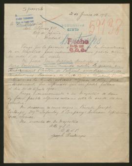 Expediente de la familia Bontemps Toussaint