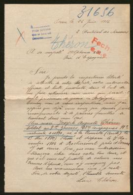 Expediente de Joseph Théron
