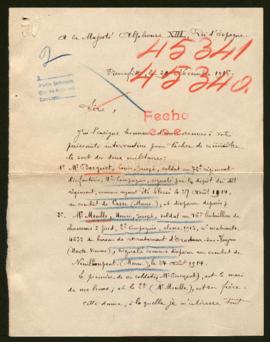 Expediente de Louis Joseph Bocquet y Henri Joseph Moulle