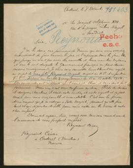 Expediente de Auguste Reynoird