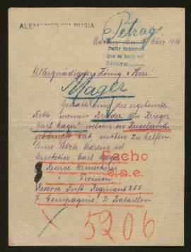 Expediente de Karl Mager