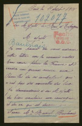 Expediente de Raoul Baulnais