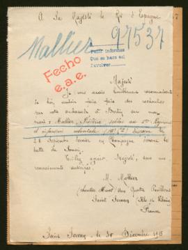 Expediente de Frédéric Mallier