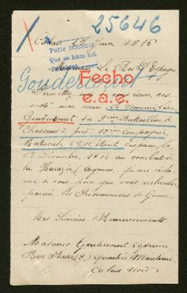 Expediente de Léon Goudercourt
