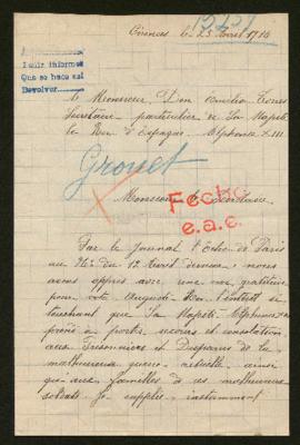 Expediente de Emile Marcellin Grouet