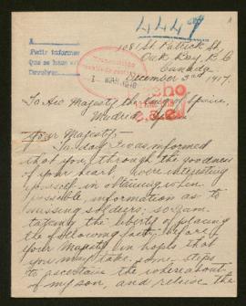 Expediente de F. B. Farguharson