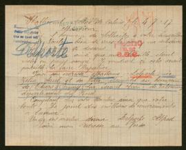 Expediente de Zelia Delporte Saul y su hija