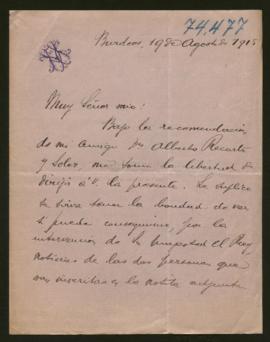 Expediente de Joseph André Cochain y Jean Abel Subervie