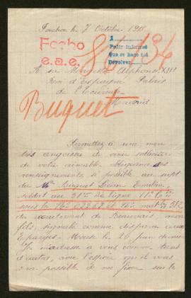 Expediente de Léon Emilien Buquet