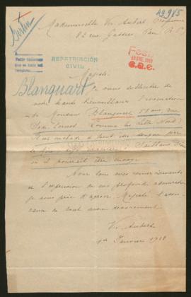 Expediente de monsieur Blanquart