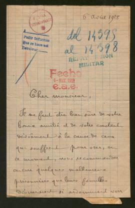 Expediente de Joanny Laboriet, Eugène Isidore Kéry, Joseph Louis Emile Gabriel Brisac y Georges F...