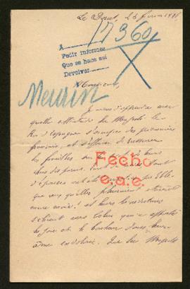 Expediente de Auguste Henri Joseph Meurin