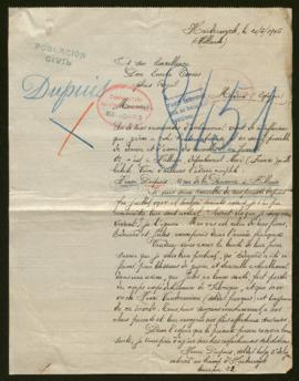 Expediente de Henri Dupuis y familia