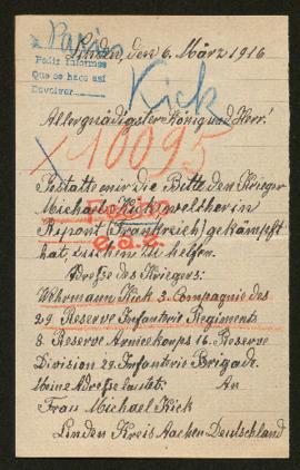 Expediente de Michael Kick