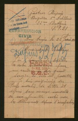 Expediente de Léa Dupuis Delezenne