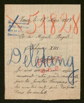 Expediente de Joseph Delétang