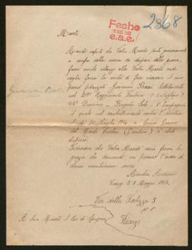 Expediente de Giovanni Bassi